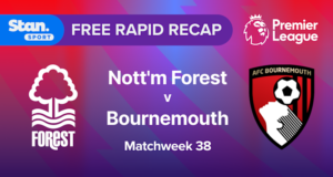 Correção rápida | MW38: Nott’m Forest x Bournemouth