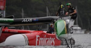 Slingsby Roos vence para ampliar a liderança do SailGP nas Bermudas