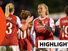O empate do Arsenal em Brighton fez com que o Man City ganhasse o título da WSL.