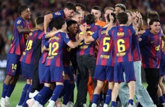 Barcelona é declarado campeão no Clássico: 2 a 0 contra o Real Madrid e comemoração geral no Camp Nou