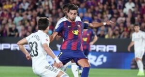 O Barça busca o título no Clássico. Encontrando o Real em momento de crise, Frenkie de Jong entrou em campo.