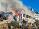 Bariloche: Um incêndio destruiu um hotel histórico e obrigou os hóspedes a evacuar
