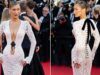 Bella Hadid usou um vestido Schiaparelli no Festival de Cinema de Cannes