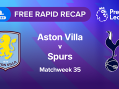 Correção rápida | MW35: Aston Villa x Spurs