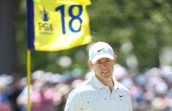 Pontuações, líderes, resultados, probabilidades, estatísticas e horários de partida para Aronimink Golf Club, Rory McIlroy