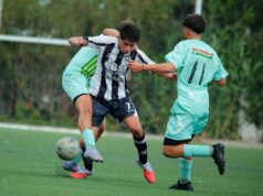 A seleção juvenil central de Córdoba jogou contra a equipe do Aldosivi