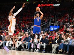 Josh Hart, do Knicks, deu as boas-vindas à repetição do desafio de 3 pontos do 76ers que ele superou