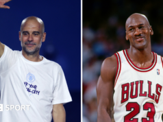 Michael Jordan está entre as estrelas que saíram de uma festa no Man City de Pep Guardiola.