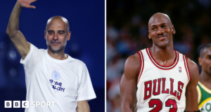Michael Jordan está entre as estrelas que saíram de uma festa no Man City de Pep Guardiola.