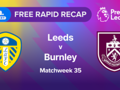 Correção rápida | MW35: Leeds x Burnley