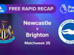 Correção rápida | MW35: Newcastle x Brighton