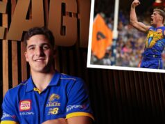 Valitage Malver (West Coast Eagles) está ansioso para marcar o 50º jogo da estrela em ascensão Harley Reid com um forte desempenho