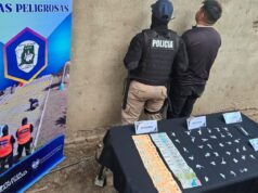 Eles desvendaram um tráfico de drogas em La Banda e prenderam um homem