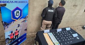 Eles desvendaram um tráfico de drogas em La Banda e prenderam um homem