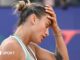 Aryna Sabalenka perdeu para Sorana Sarastia na terceira rodada do Aberto da Itália.