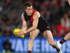 Xavier Ellis: Combates óbvios do Essendon Bombers para o West Coast Eagles Tigers