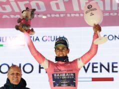 ‘O meu Giro acabou’ – Afonso Eulálio impressiona no Corno delle Scale mas lembra que os dias na maglia rosa estão contados