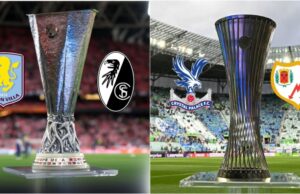 Aston Villa x Freiburg e Crystal Palace x Rayo Vallecano: hora e local das finais da Liga Europeia e da Liga Conferência