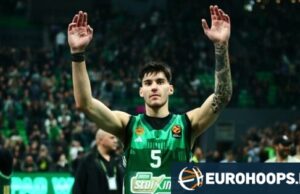 Panathinaikos: com Kalitessakis aos 12 no jogo 3 contra o Valencia.