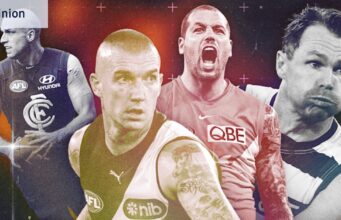 Os 10 melhores jogadores de Scott Pendlebury da era do Collingwood Magpies Championship. Os atuais jogadores Marcus Bontempelli, Patrick Dangerfield e Max Gawn também foram indicados