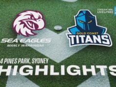 Rodada 12: Sea Eagles x Titãs | Os principais pontos do jogo