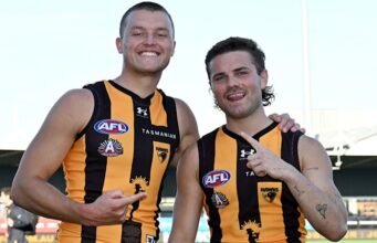 Os dois jogadores do seu time AFL que podem ser caçados pelos Tasmania Devils