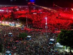 O show gratuito de Shakira na praia de Copacabana, no Brasil, atraiu 2 milhões de espectadores, diz o prefeito