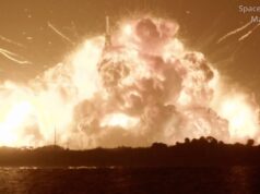 Vídeos incríveis mostram que a explosão do foguete Blue Origin pode ser vista a centenas de quilômetros de distância