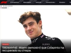 Escreveram uma coluna especial sobre o piloto argentino e o compararam a Ayrton Senna