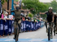 Unbound Gravel 100: Kylee Handel, 20, vence a lama e para para treinar para vencer a prova feminina