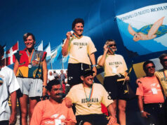 Passageira: Nadadora australiana campeã mundial em águas abertas Melissa Cunningham, 51