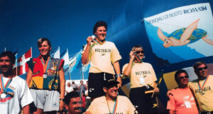 Passageira: Nadadora australiana campeã mundial em águas abertas Melissa Cunningham, 51