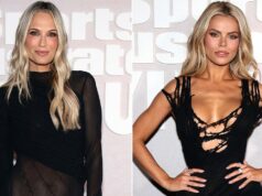 Molly Sims e Brooks Nader surpreendem no tapete vermelho no lançamento do SI Swimsuit Issue 2026