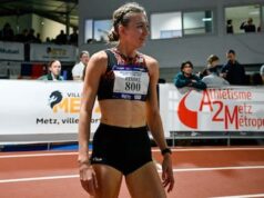 Femke Bol na largada dos 800m nos Jogos FBK em Hengelo: ‘Estou realmente ansiosa por isso’