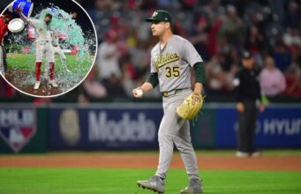 JT Ginn sofreu a derrota sem rebatidas na nona entrada – e então permitiu que um home run desistisse da corrida