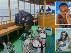 Os últimos corpos de dois turistas italianos presos em uma ‘caverna de tubarões’ nas Maldivas foram encontrados