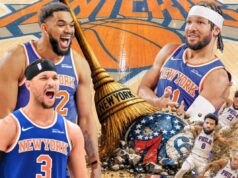 Os Knicks tentaram repetir o feito de 37 anos – varrendo o rival 76ers