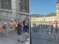 Três pessoas esfaqueadas por socorrista gritando ‘Allahu Akbar’ na estação ferroviária suíça na frente de crianças assustadas