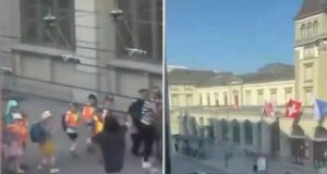 Três pessoas esfaqueadas por socorrista gritando ‘Allahu Akbar’ na estação ferroviária suíça na frente de crianças assustadas