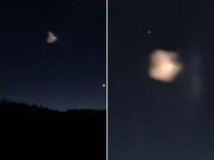 Um OVNI selvagem em forma de cone ilumina o céu canadense, provocando pânico