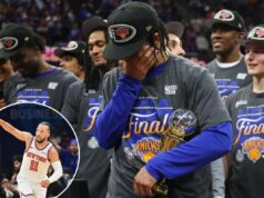 Jalen Brunson ficou emocionado com as honras de MVP da série quando os Knicks chegaram às finais