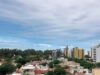 Previsão do tempo em Santiago del Estero para segunda-feira, 4 de maio de 2026: máxima de 26 graus Celsius e céu parcialmente nublado.
