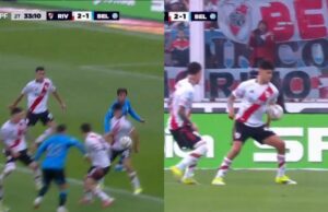 O pênalti polêmico deixou River irritado com Belgrano
