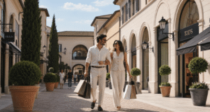 Luxo tranquilo, preços acessíveis: compre como uma fashionista em Serravalle