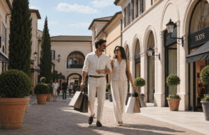 Luxo tranquilo, preços acessíveis: compre como uma fashionista em Serravalle