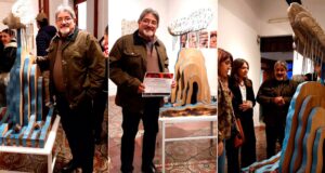 O artista Rodolfo Soria conquistou o primeiro prêmio do terceiro salão regional de artes visuais