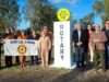 Nedani deu as boas-vindas à delegação do Rotary Club da Cidade do México