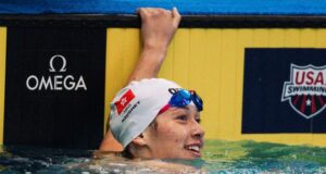 Siobhan Haughey Sharp nos 200 metros livres na abertura do Mare Nostrum