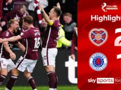 Hearts conquistou o título da Premiership da Escócia com vitória sobre o Rangers