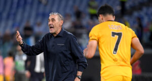 Sarri respondeu a Lotito, sugerindo a separação da Lazio: “Mantenho a minha palavra”